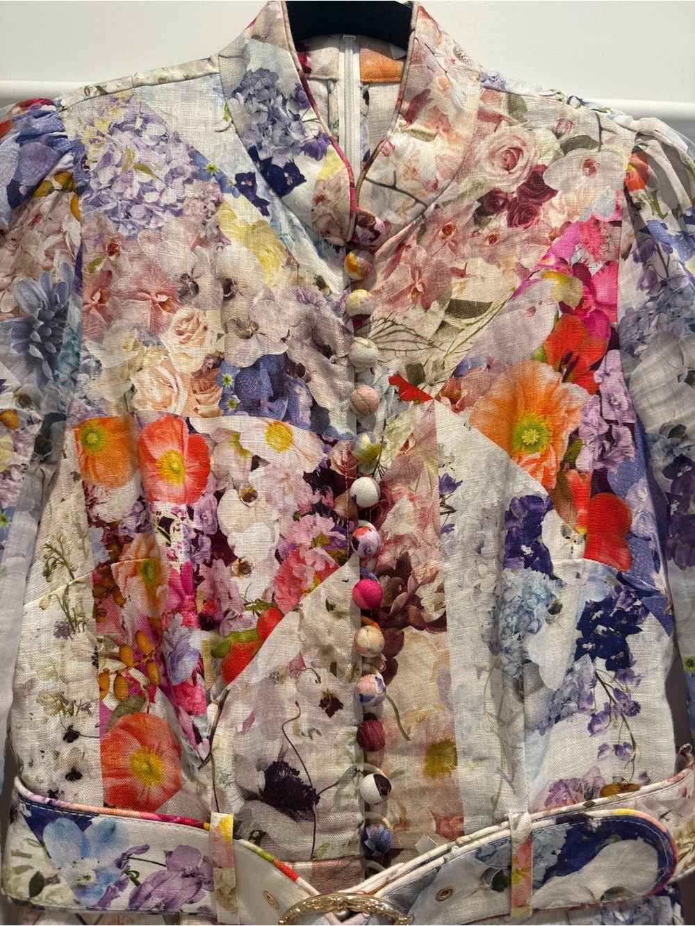 Zimmerman Prima Floral Mini Dress size 1 - Picture 4 of 9